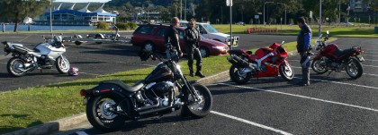 The gathering & yes, even a Harley!