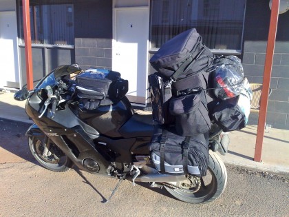 Outside room 4 at the Great Western in Cobar.