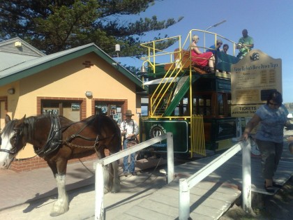 Horse drawn tram