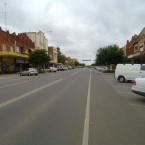 Main drag of Temora, a place neither of us had visited before.